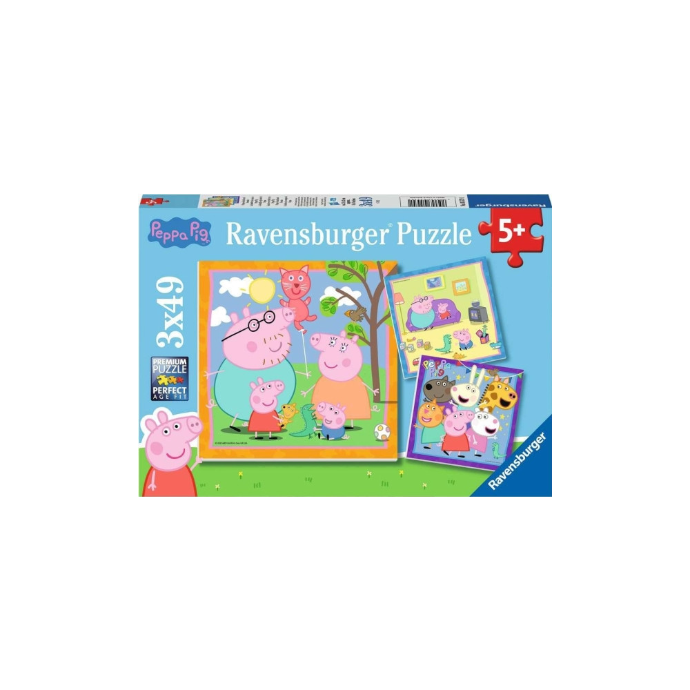 Produktbild för Ravensburger Peppa Pig 05579, 49 styck, Tecknade serier, 5 Å...