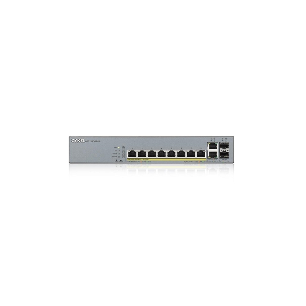 Produktbild för Zyxel GS1350-12HP - switch - 8 portar - smart - rackmonterbar