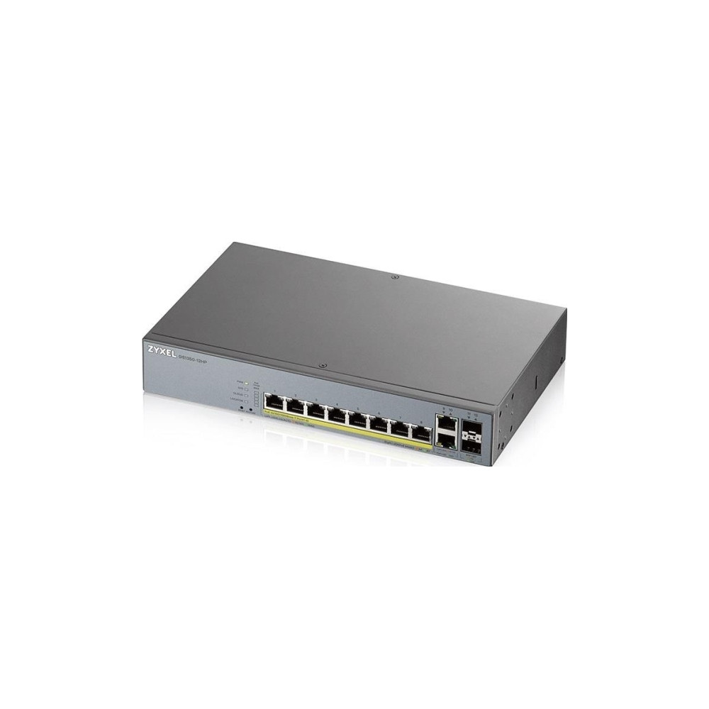 Produktbild för Zyxel GS1350-12HP - switch - 8 portar - smart - rackmonterbar