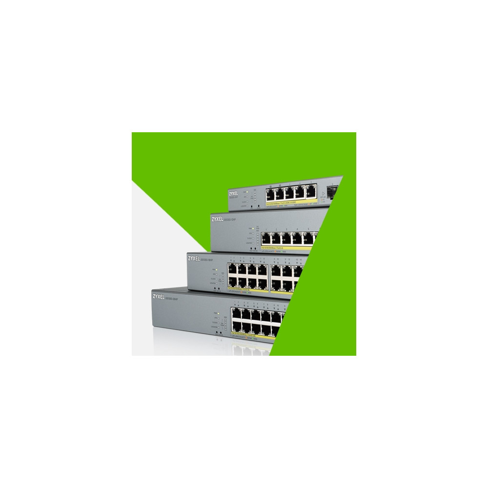 Produktbild för Zyxel GS1350-12HP - switch - 8 portar - smart - rackmonterbar
