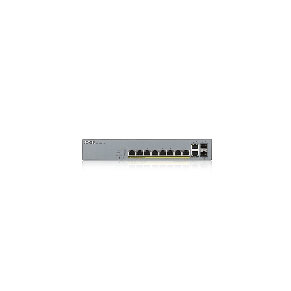 Produktbild för Zyxel GS1350-12HP - switch - 8 portar - smart - rackmonterbar