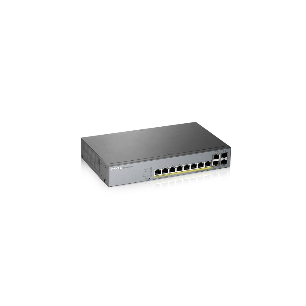 Produktbild för Zyxel GS1350-12HP - switch - 8 portar - smart - rackmonterbar