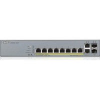 Produktbild för Zyxel GS1350-12HP - switch - 8 portar - smart - rackmonterbar