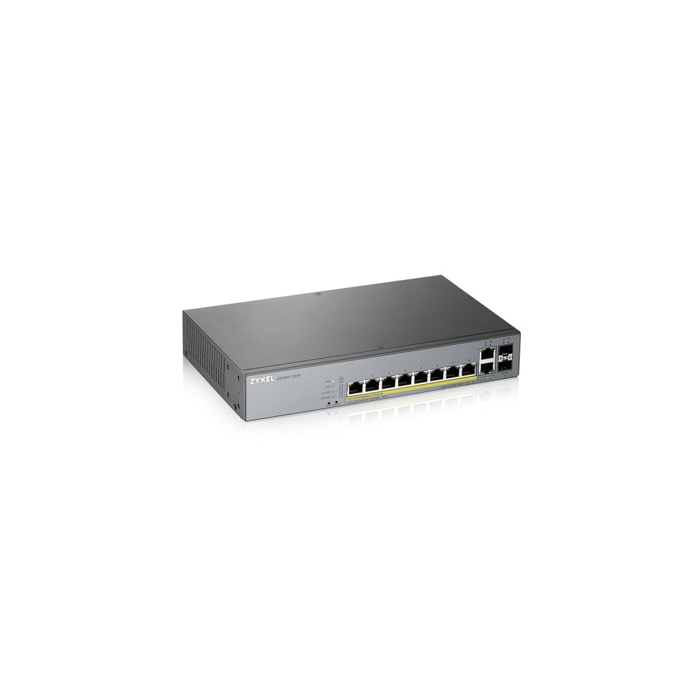 Produktbild för Zyxel GS1350-12HP - switch - 8 portar - smart - rackmonterbar