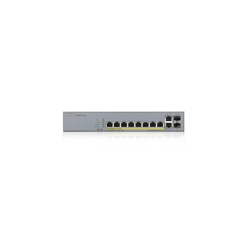 Produktbild för Zyxel GS1350-12HP - switch - 8 portar - smart - rackmonterbar
