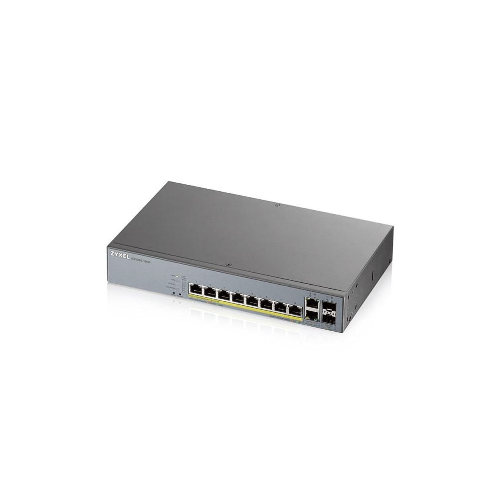 Produktbild för Zyxel GS1350-12HP - switch - 8 portar - smart - rackmonterbar