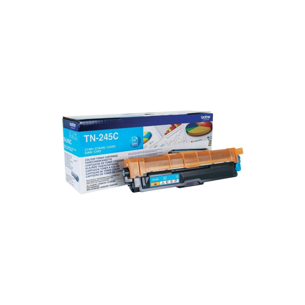 Produktbild för Brother TN245C - Lång livslängd - cyan - original - tonerkassett