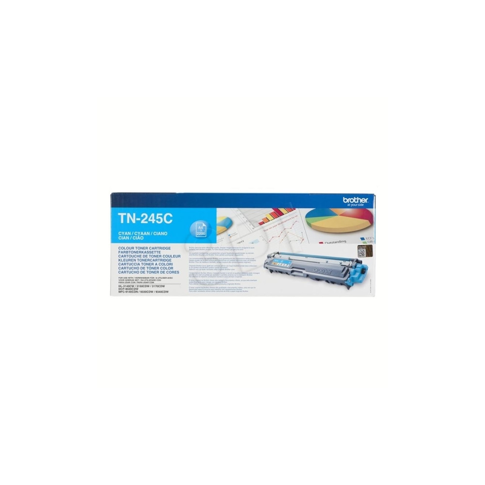 Produktbild för Brother TN245C - Lång livslängd - cyan - original - tonerkassett