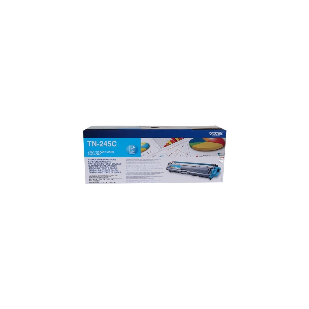 Produktbild för Brother TN245C - Lång livslängd - cyan - original - tonerkassett