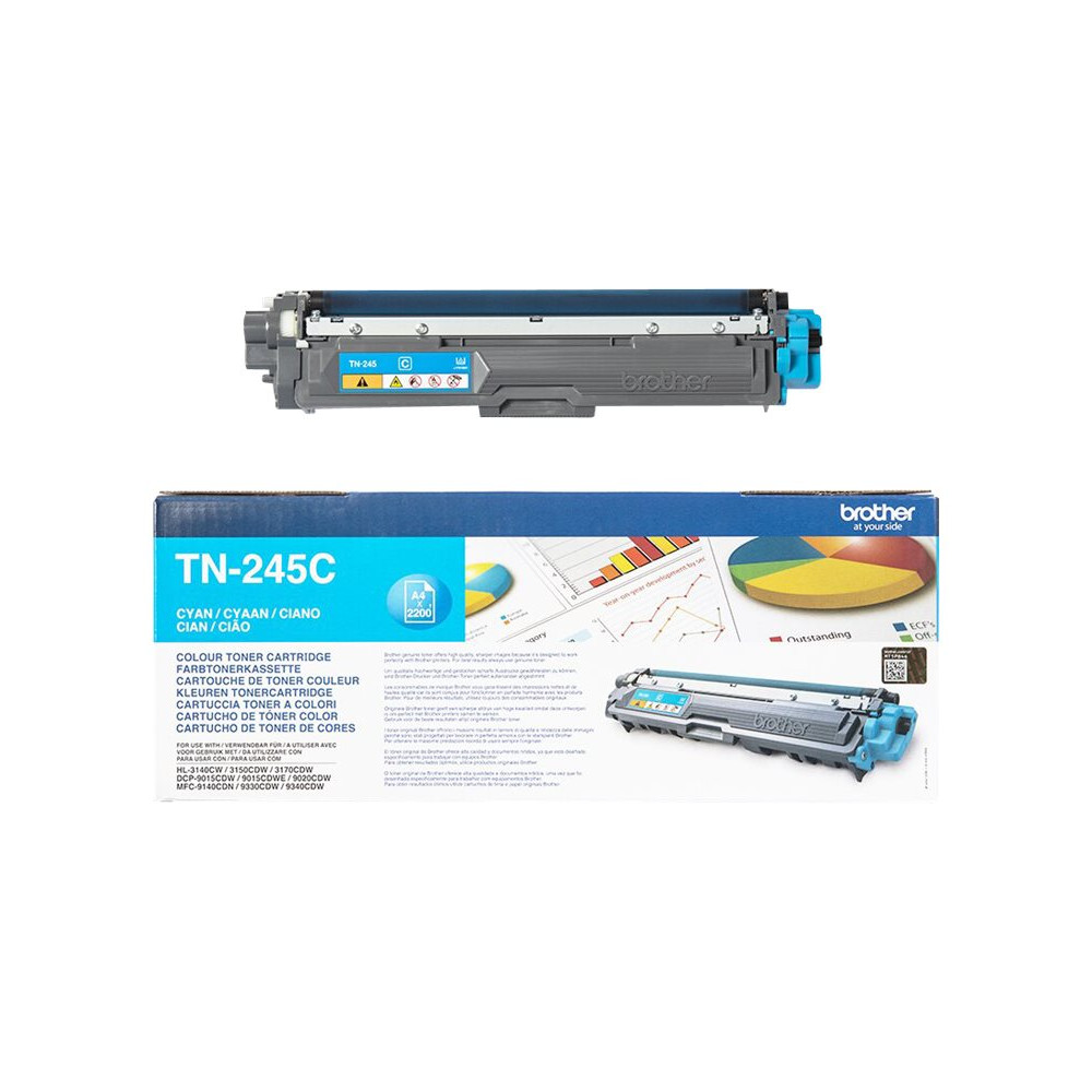 Produktbild för Brother TN245C - Lång livslängd - cyan - original - tonerkassett