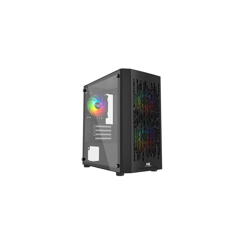 Produktbild för Nordic Gaming NGC-1143, Mini Tower, PC, Svart, micro ATX, Mi...