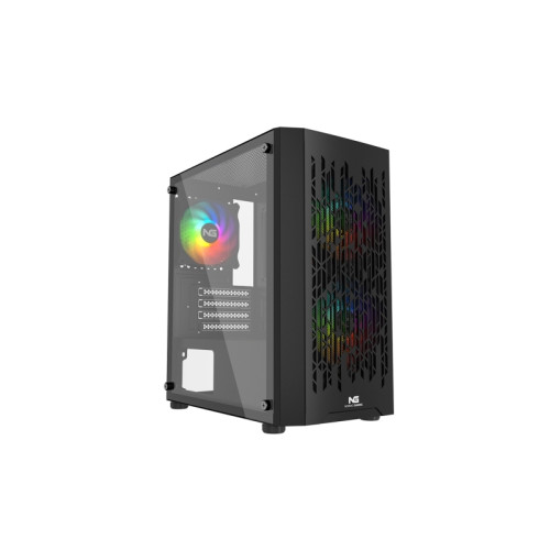 Nordic Nordic Gaming NGC-1143, Mini Tower, PC, Svart, micro ATX, Mi...