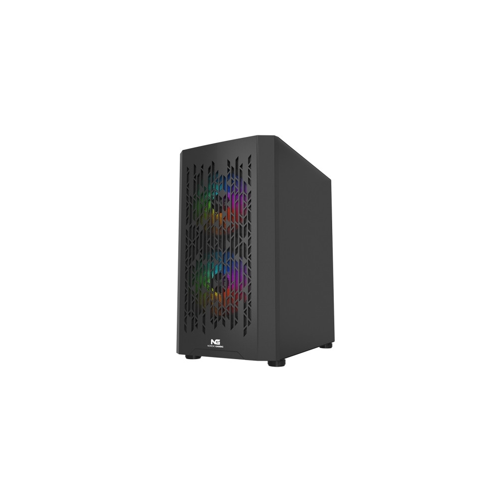 Produktbild för Nordic Gaming NGC-1143, Mini Tower, PC, Svart, micro ATX, Mi...