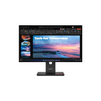 Produktbild för Lenovo ThinkVision T27qd-40 - LED-skärm - QHD - 27" - med ThinkVision MC 60 monitor webcam