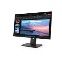 Produktbild för Lenovo ThinkVision T27qd-40 - LED-skärm - QHD - 27" - med ThinkVision MC 60 monitor webcam