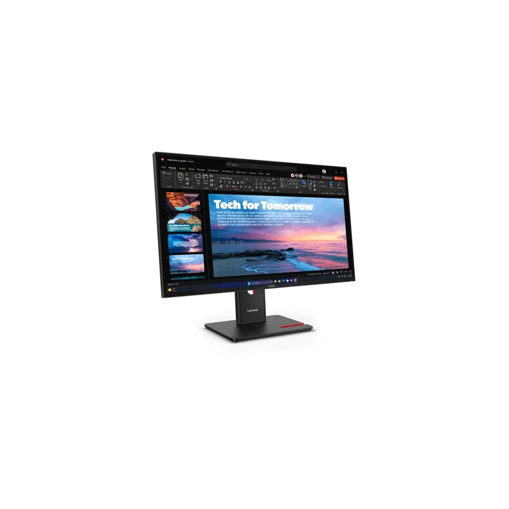 Produktbild för Lenovo ThinkVision T27qd-40 - LED-skärm - QHD - 27" - med ThinkVision MC 60 monitor webcam