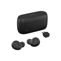 Produktbild för Jabra Evolve2 Buds MS - True wireless-hörlurar med mikrofon - USB-C via Bluetooth-adapter