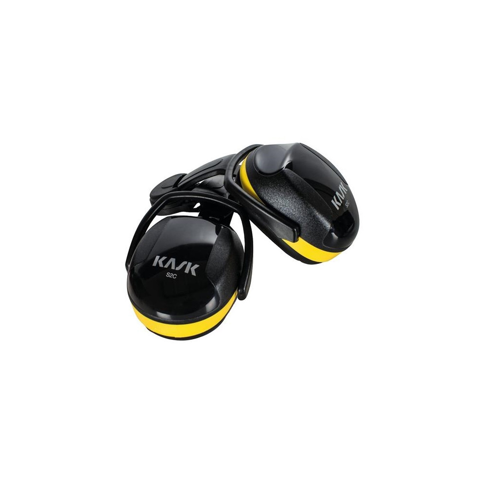 Produktbild för KASK hörselskydd SC2 gul EN 352 SNR=28-29 dB utan fäste (WHP...