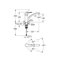 Produktbild för Grohe Start etg kitchen low