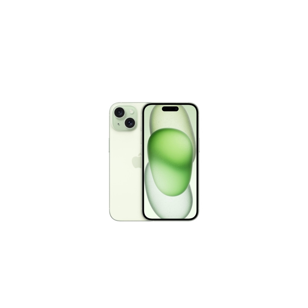 Produktbild för Apple iPhone 15 - grön - 5G smartphone - 128 GB - GSM