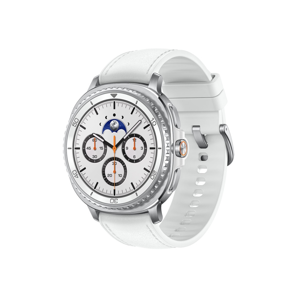 Produktbild för Samsung Galaxy Watch8 Classic smart klocka med hybridband - 64 GB - vit