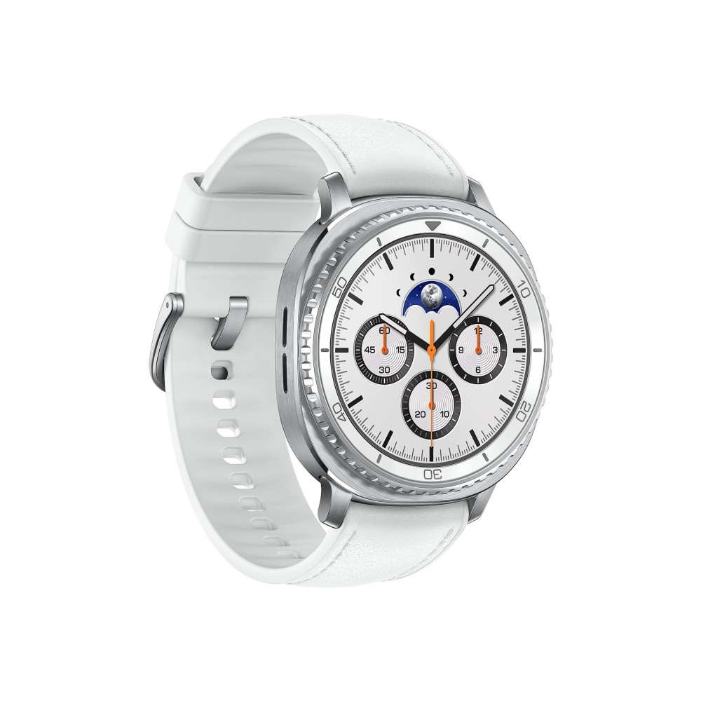 Produktbild för Samsung Galaxy Watch8 Classic smart klocka med hybridband - 64 GB - vit