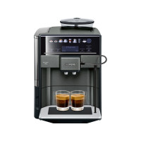 Produktbild för Siemens EQ.6 plus s700 TE657319RW - automatisk kaffekokare med mjölkskummare - 19 bar - mörkt rostfritt stål