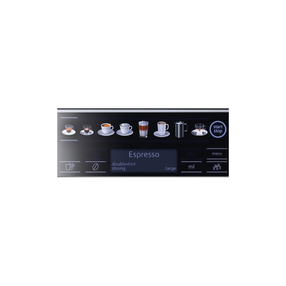Produktbild för Siemens EQ.6 plus s700 TE657319RW - automatisk kaffekokare med mjölkskummare - 19 bar - mörkt rostfritt stål