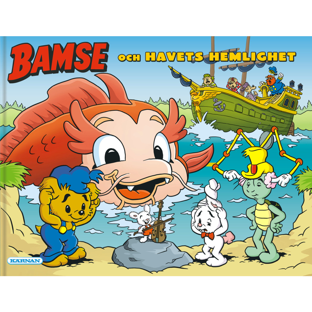 Produktbild för Bamse och havets hemlighet (bok, kartonnage)