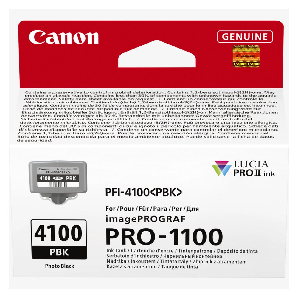 Produktbild för Ink 6777C001 PFI-4100 Photo Black