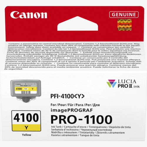CANON Ink 6780C001 PFI-4100 Yellow