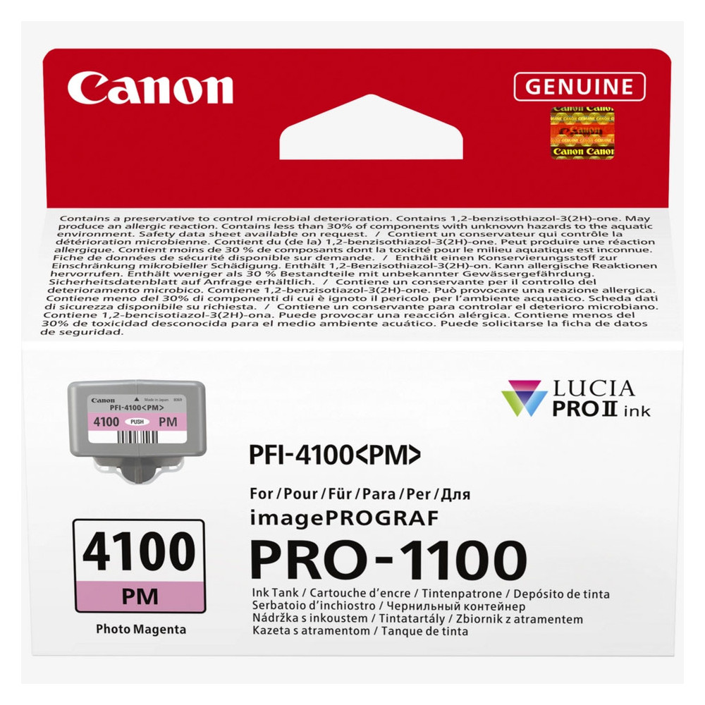 Produktbild för Ink 6782C001 PFI-4100 Photo Magenta