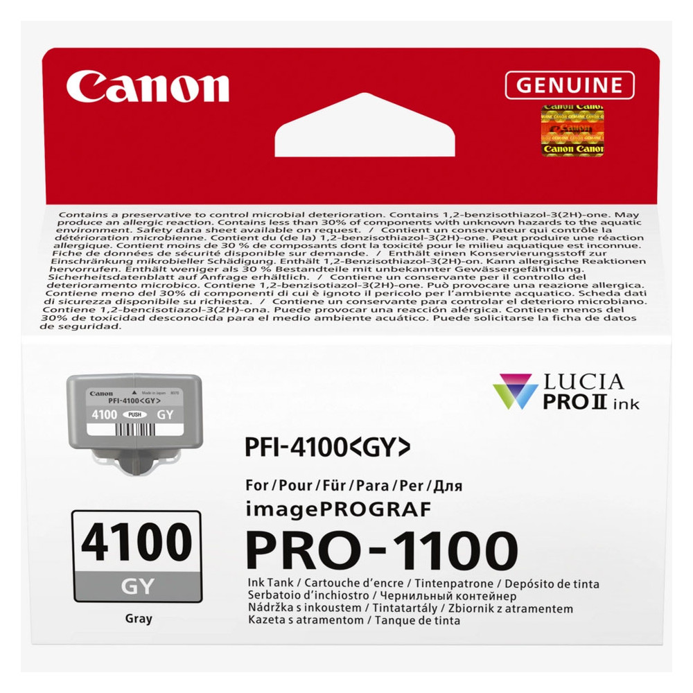 Produktbild för Ink 6783C001 PFI-4100 Grey