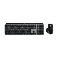 Produktbild för Logitech Master Series MX Keys S Combo for Mac - sats med tangentbord och mus full size - QWERTY - USA, internationellt - rymdgrå Inmatningsenhet