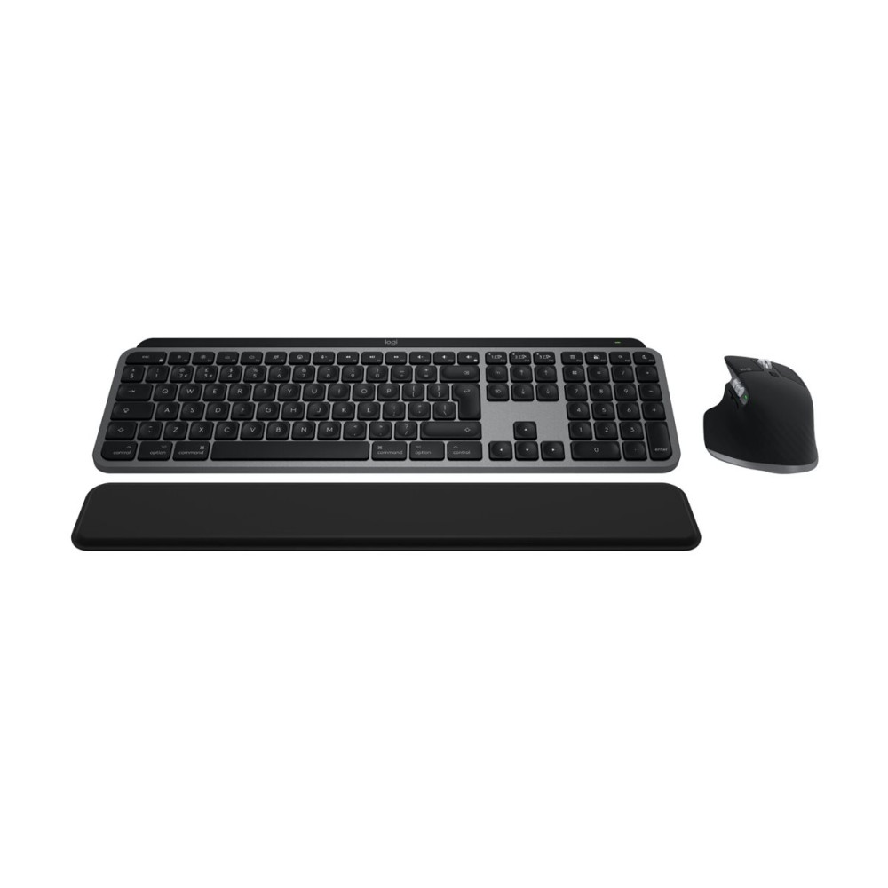 Produktbild för Logitech Master Series MX Keys S Combo for Mac - sats med tangentbord och mus full size - QWERTY - USA, internationellt - rymdgrå Inmatningsenhet