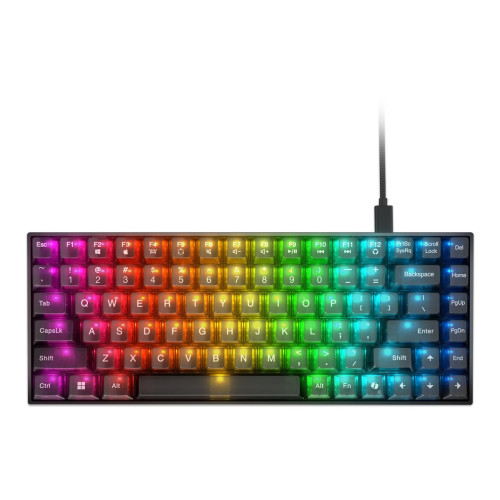 Lenovo Lenovo Legion K510 Mini Pro - tangentbord - 75% compact - QWERTY - Amerikansk engelska - genomskinlig, svart Inmatningsenhet