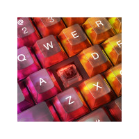 Produktbild för Lenovo Legion K510 Mini Pro - tangentbord - 75% compact - QWERTY - Amerikansk engelska - genomskinlig, svart Inmatningsenhet