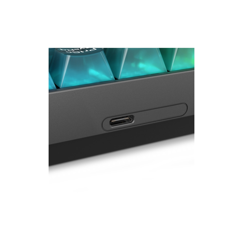 Produktbild för Lenovo Legion K510 Mini Pro - tangentbord - 75% compact - QWERTY - Amerikansk engelska - genomskinlig, svart Inmatningsenhet