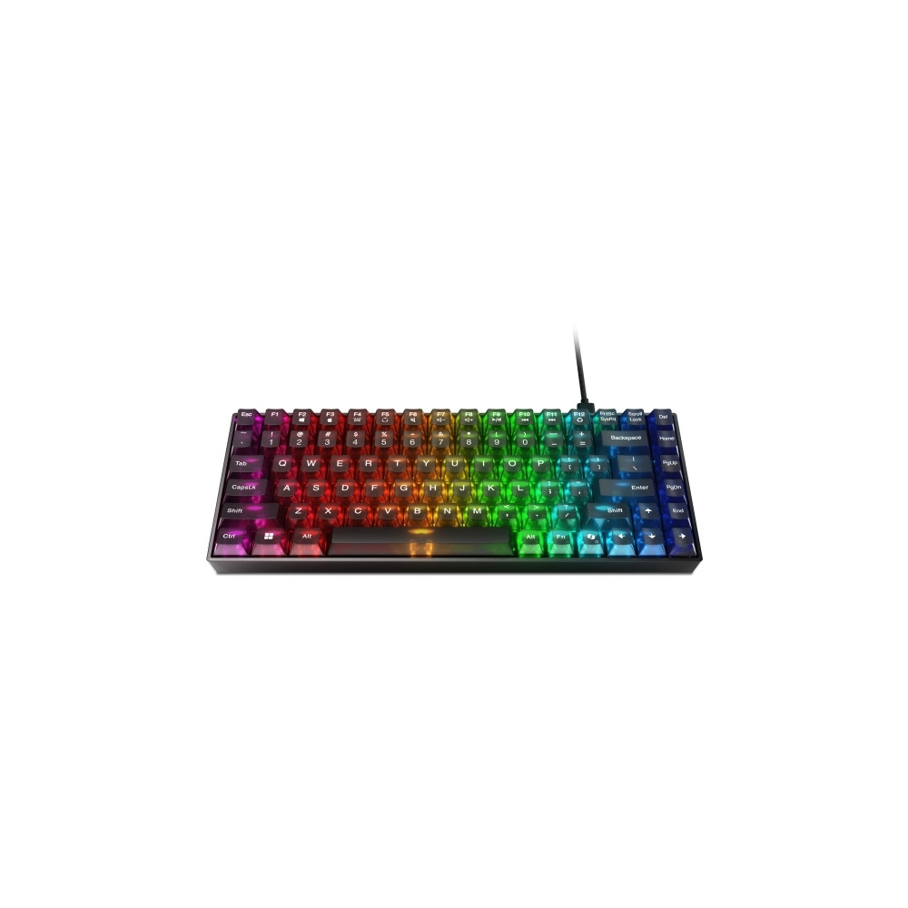 Produktbild för Lenovo Legion K510 Mini Pro - tangentbord - 75% compact - QWERTY - Amerikansk engelska - genomskinlig, svart Inmatningsenhet