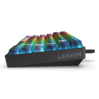 Produktbild för Lenovo Legion K510 Mini Pro - tangentbord - 75% compact - QWERTY - Amerikansk engelska - genomskinlig, svart Inmatningsenhet
