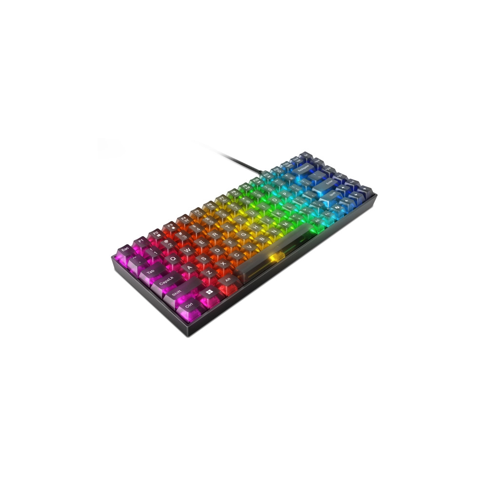 Produktbild för Lenovo Legion K510 Mini Pro - tangentbord - 75% compact - QWERTY - Amerikansk engelska - genomskinlig, svart Inmatningsenhet
