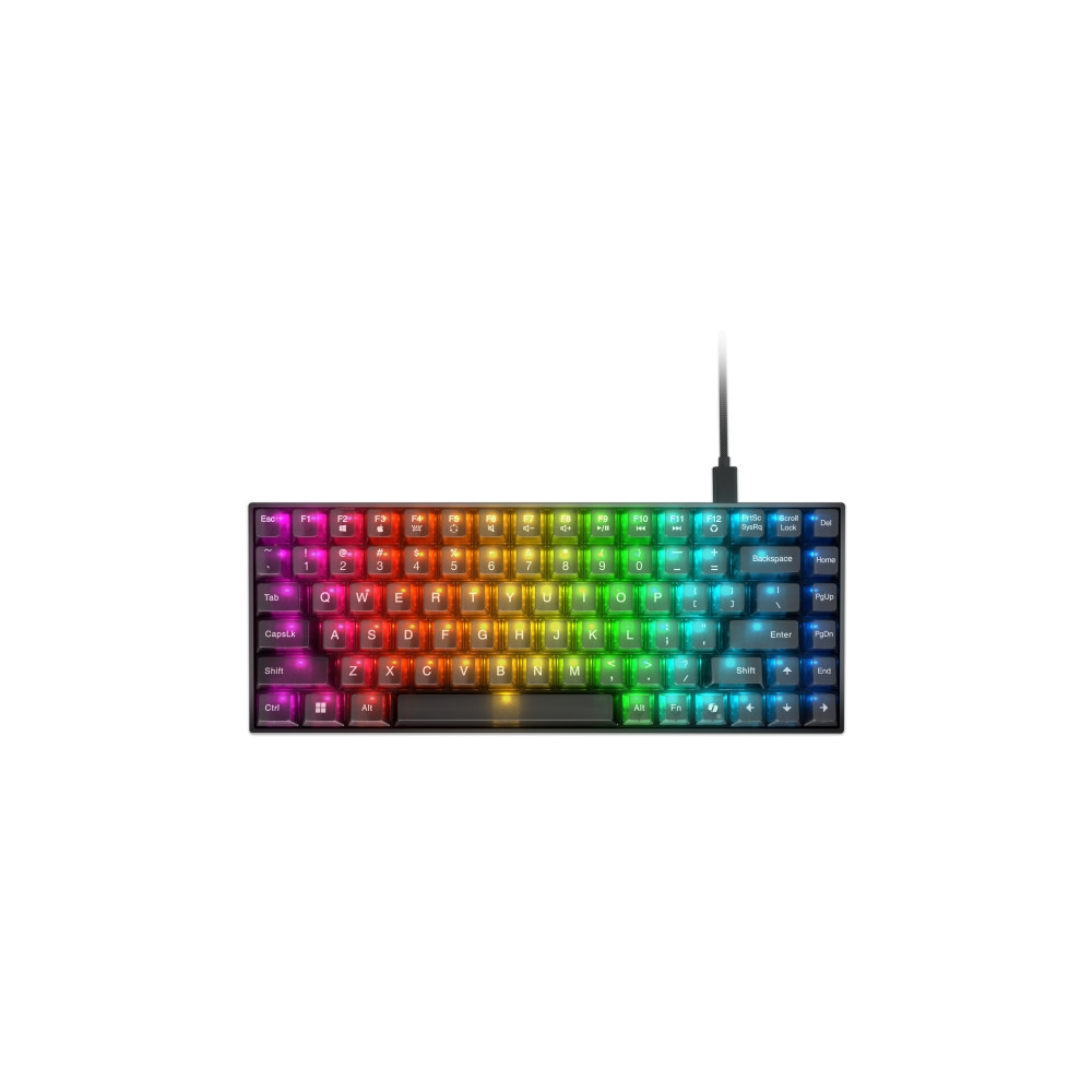 Produktbild för Lenovo Legion K510 Mini Pro - tangentbord - 75% compact - QWERTY - Amerikansk engelska - genomskinlig, svart Inmatningsenhet