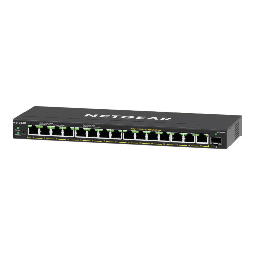 Netgear NETGEAR Plus GS316EP - switch - 16 portar - Administrerad
