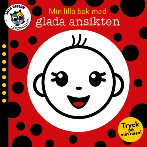 Globe förlaget Min lilla bok med glada ansikten (stofbok) (bok, board book)