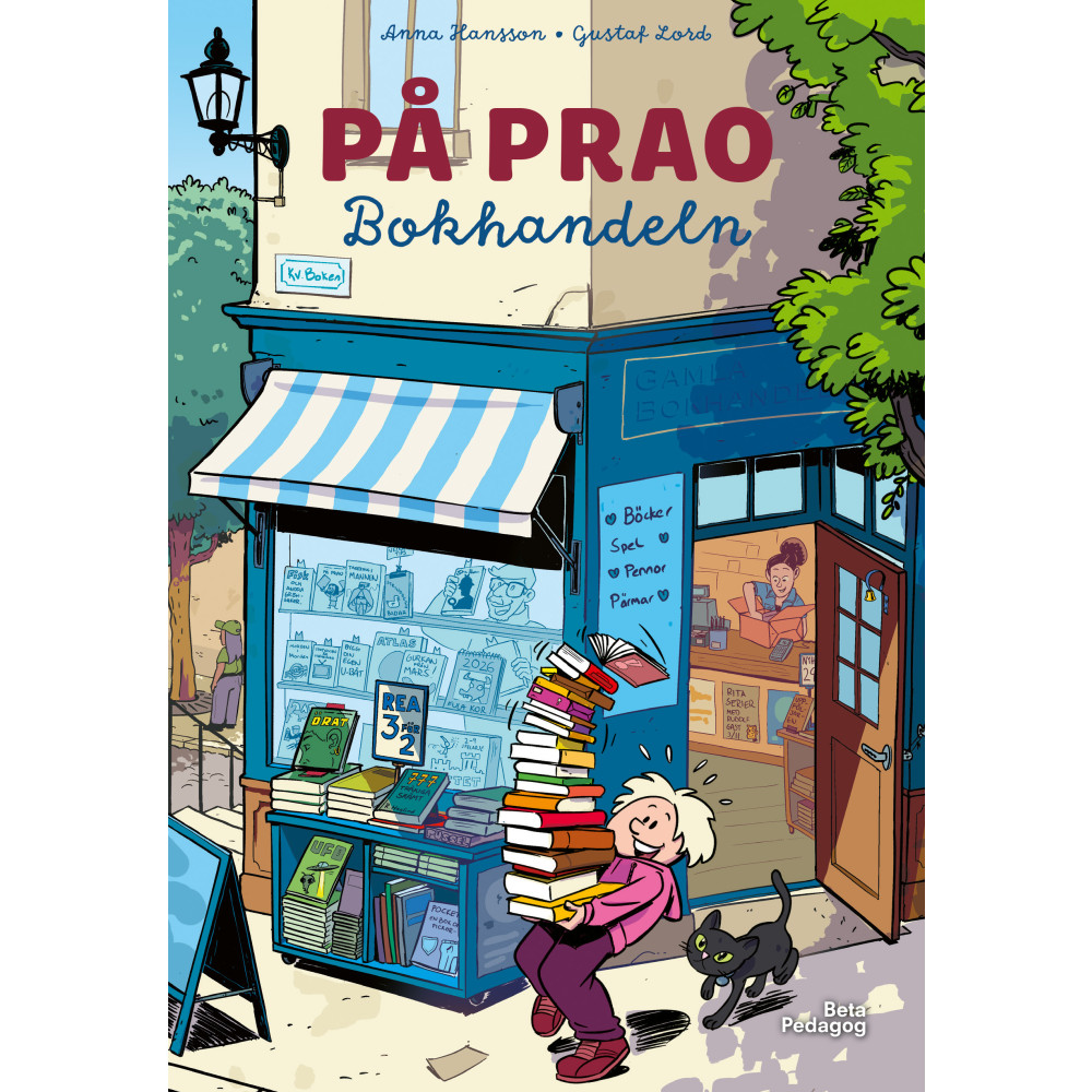 Produktbild för På prao. Bokhandeln (inbunden)