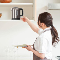 Produktbild för Vattenkokare BLACK&DECKER 2200W stål 1L