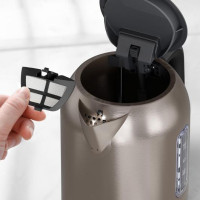 Produktbild för Vattenkokare BLACK&DECKER 2200W stål 1L