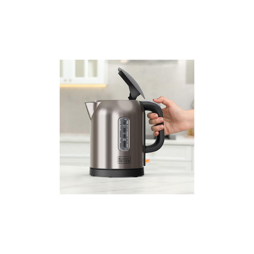 Produktbild för Vattenkokare BLACK&DECKER 2200W stål 1L