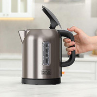 Produktbild för Vattenkokare BLACK&DECKER 2200W stål 1L
