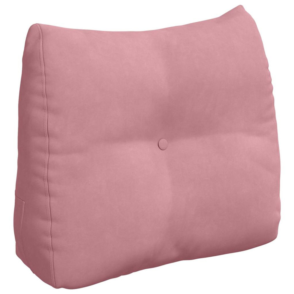 Produktbild för Ryggkudde Rosa 60 x 24 x 50 cm Sammet